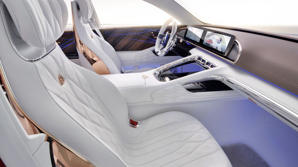 Vision Mercedes-Maybach Ultimate Luxury, Электромобили, Интерьер, HD, 2K, 4K, 5K