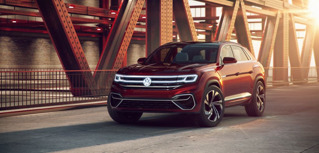 Volkswagen Atlas Cross Sport Concept, 2018, Нью-Йоркский Автосалон, HD, 2K, 4K