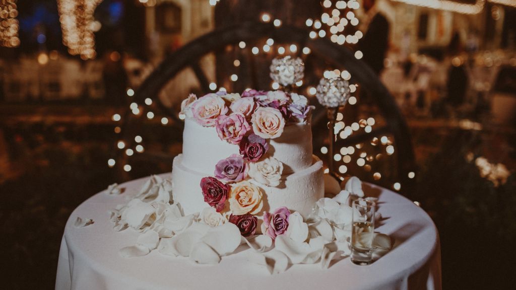 Свадебный Торт, Цветы, HD, 2K, 4K