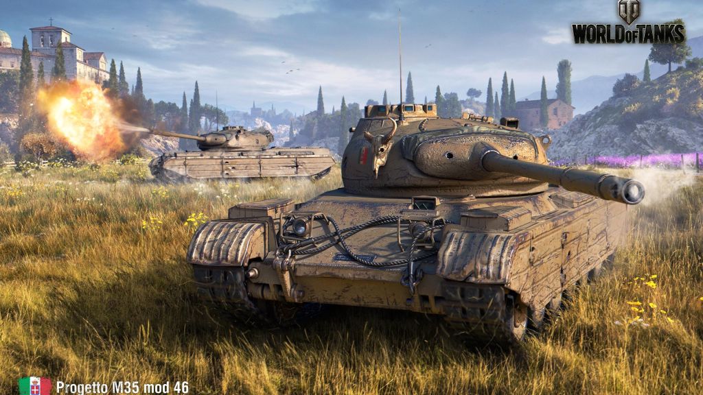 World Of Tanks 1.0, Progetto 46, Итальянские Танки, HD, 2K