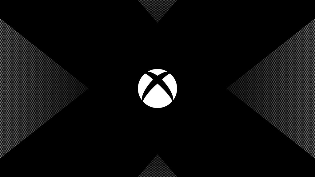 Xbox One X, Логотип, Темный, Минимальный, HD, 2K, 4K